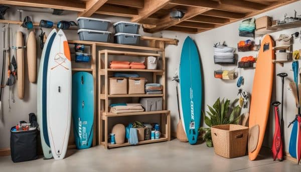 paddle board storage ideas