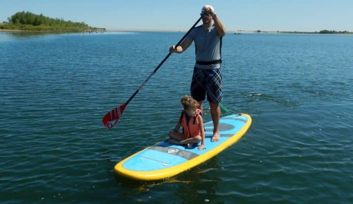 is sup paddling safe for kids