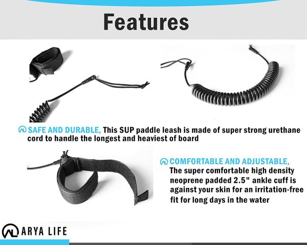 SUP Leashes - Stay Connected With Safety SUP Leashes And Ankle Cuffs