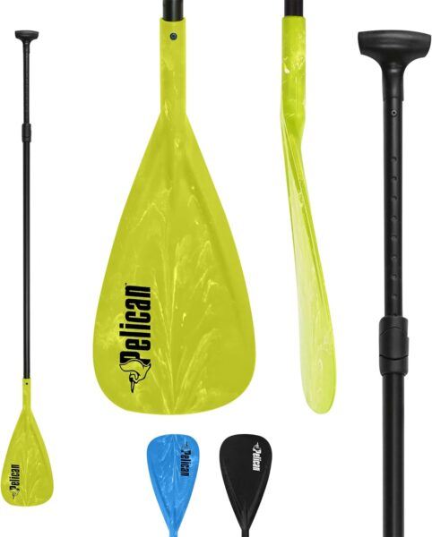Pelican Sport - Vortex Adjustable SUP Paddle – 70 to 87 in – PS1113-1 - Stand Up Paddle Board Fiberglass Reinforced Blades