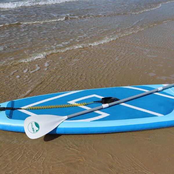 YVLEEN SUP Paddle Board Paddle，Stand up Paddleboard Paddles Adjustable Aluminum 4-Piece Floating Kayak Paddle，Convertible Paddle
