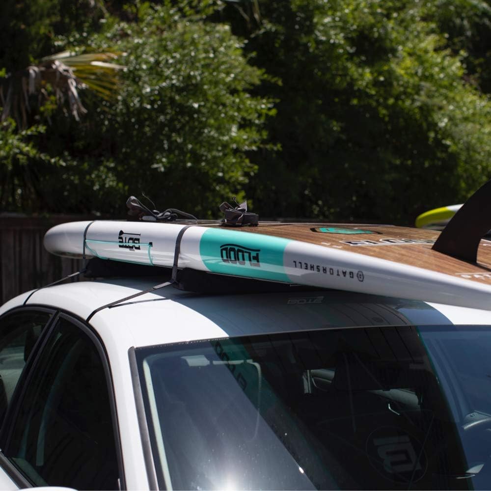 BOTE Original Quick Strap Easy Soft Sided Removable Roof Rack Kit Set Durable SUP Travel Protection for Car Transport Stand Up Paddle Board Accessories